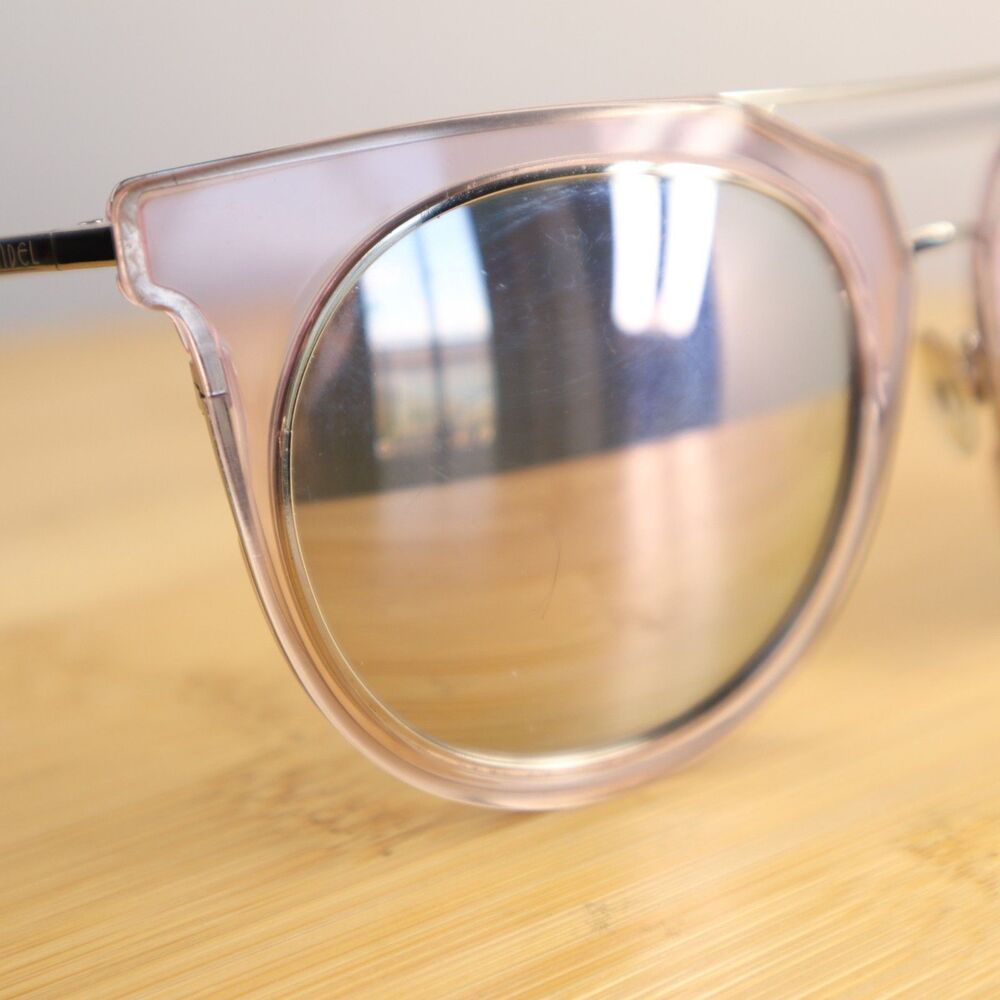 Henri Bendel HB829S Ellie 690 Sunglasses 53-23-135 Mirrored Crystal Colored Lens - Picture 8 of 13